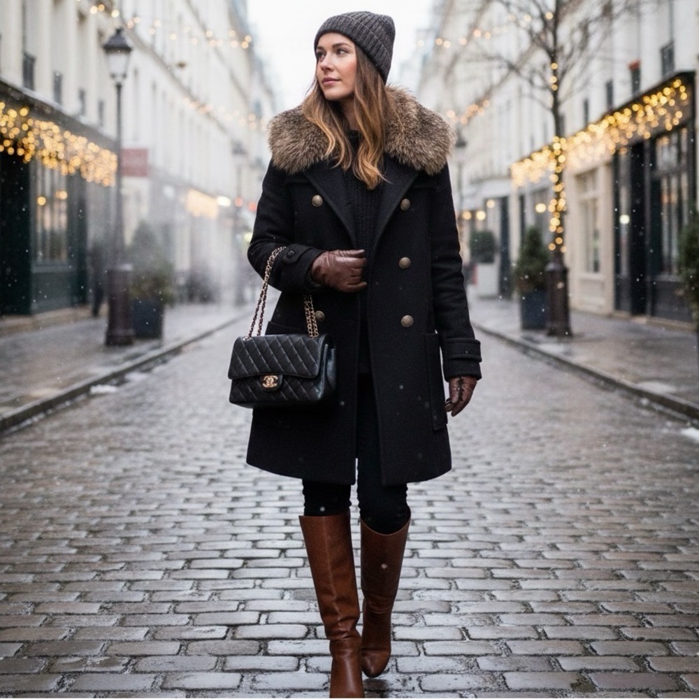 Aritzia wool cadet coat winter coat